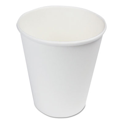SOLO® Bare Eco-Forward PLA Paper Hot Cups, 12 oz, Leaf Design